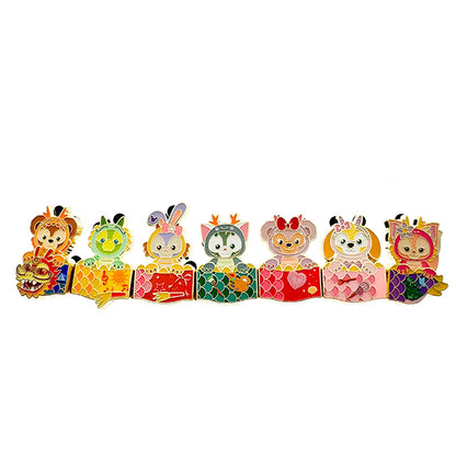 HKDL - イヤー オブ ドラゴン ミステリー ボックス ピンズ (ダッフィー＆フレンズ 2024 年旧正月)【在庫あり】