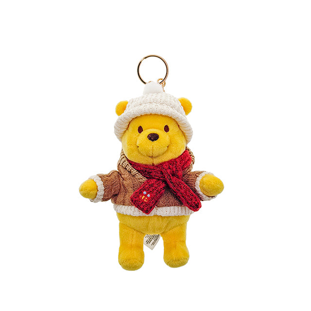 "Pre-Order" HKDL - Winnie the Pooh Plush Bag Charm, Winter Woolies 2026