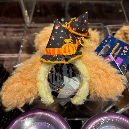 HKDL - CookieAnn with Pumpkin Hat Ears Headband Keychain (Duffy & Friends - 2024 Halloween Collection)【Ready Stock】