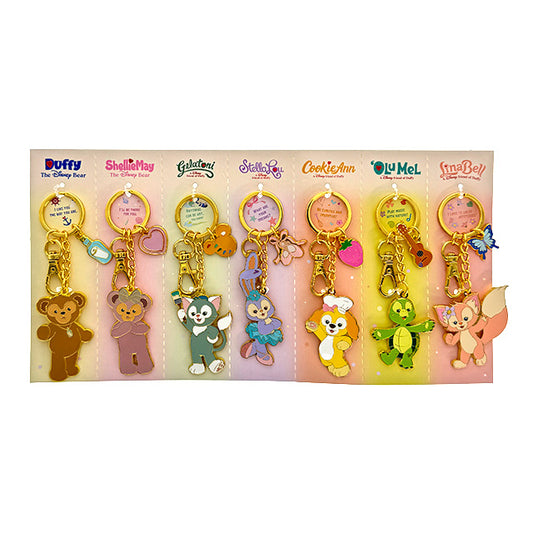 HKDL - Duffy and Friends Keychain Set