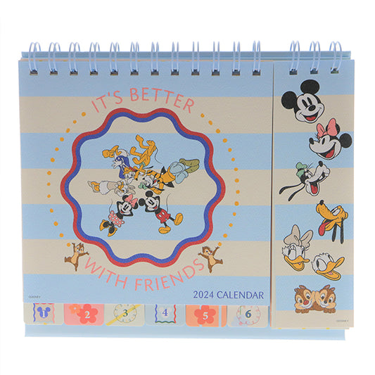 HKDL - Mickey Mouse and Friends 2024 Calendar【Ready Stock】