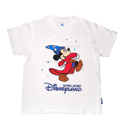 “Pre-order” HKDL - Sorcerer Mickey White Printed Tee for Adults