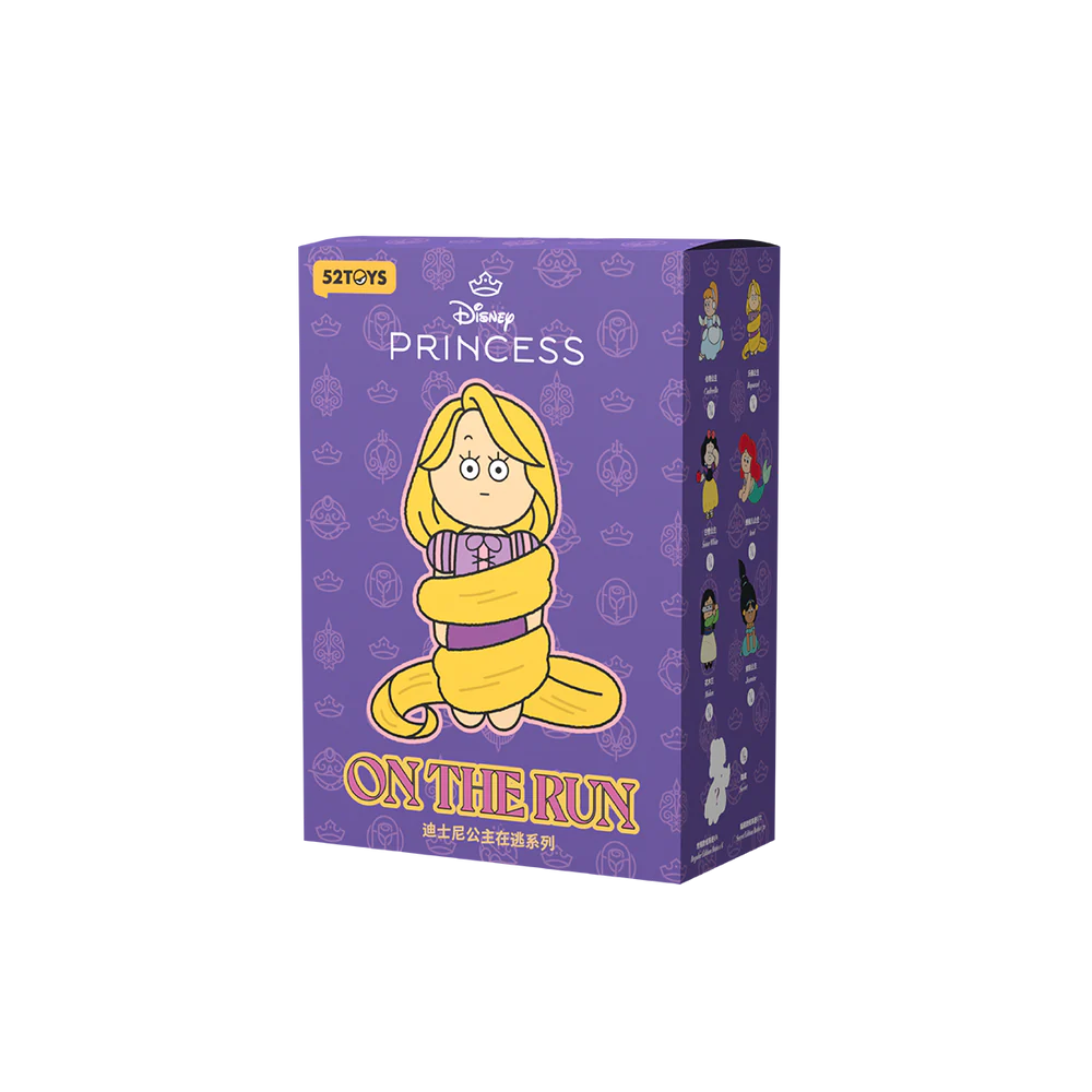 “Pre-Order” Other - Disney Princess On The Run Series Plush Keychain Blind Box, 52Toys