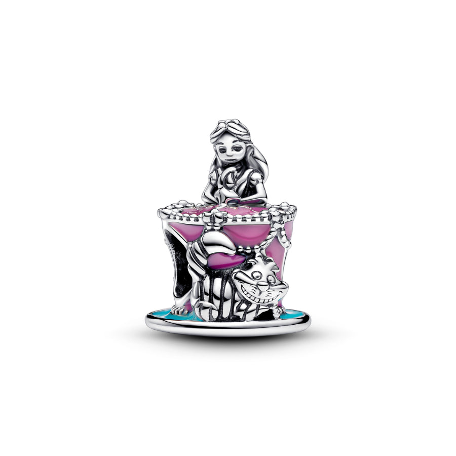 “Pre-order” HKDL - Alice unbirthday cake sterling charm (Disney X PANDORA)