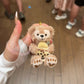 “Pre-order” SHDR - Duffy Plush Bag Charm Keychain (Duffy & Friends - Afternoon Tea Collection)