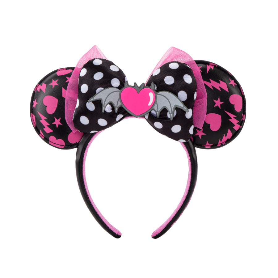 “Pre-order” HKDL - Minnie ear Headband for Adults, Halloween Spooky Rock Band 2026