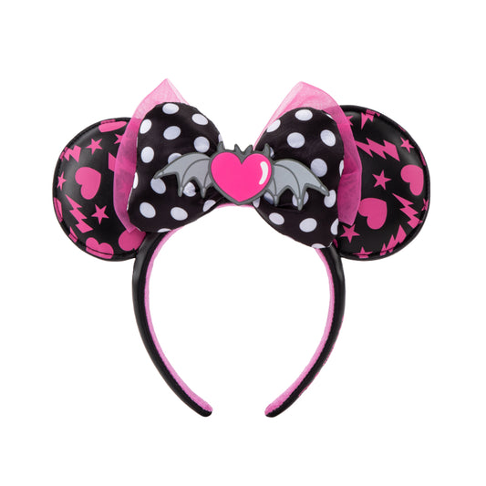 “Pre-order” HKDL - Minnie ear Headband for Adults, Halloween Spooky Rock Band 2026
