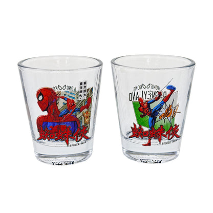"Pre-Order" HKDL - Spider Man Mini Glass Set, Hong Kong style 2026