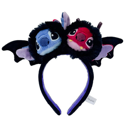 “Pre-order” HKDL - Leroy & Stitch Plush Headband for Adults, Halloween Trick-or-Treat 2026