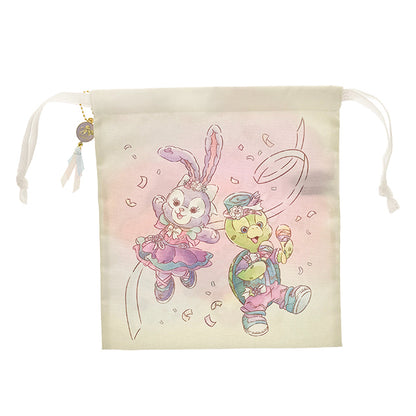 "Pre-Order" HKDL - CookieAnn, StellaLou & 'Olu Mel Drawstring Bag, HKDL 20th Anniversary Grand Celebration