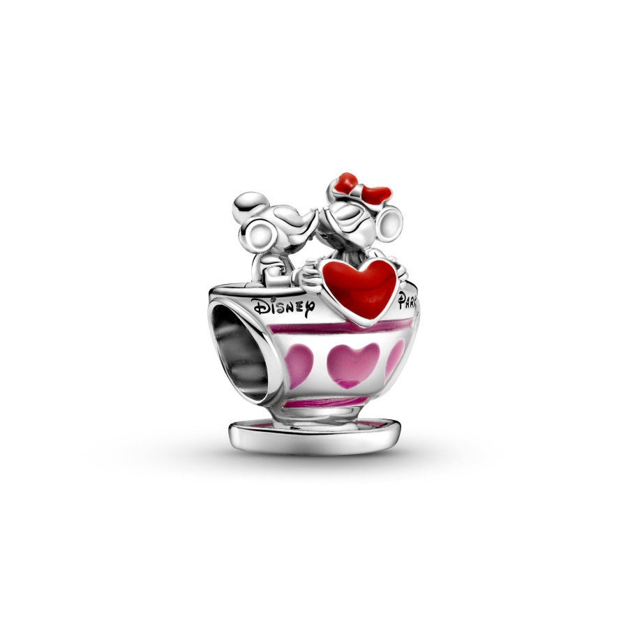 “Pre-order” HKDL - Mickey and Minnie Mouse in a Cup Charm (Disney X PANDORA)