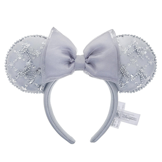 “Pre-order” HKDL - Minnie Mouse Holographic Beaded Bow ear Headband for Adults