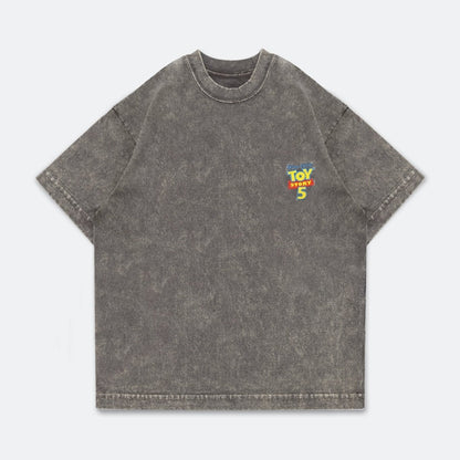 “Pre-order” HKDL - PONY RIDERS WASHED GRAPHIC BOXY TEE for Adults, TOY STORY X GROCERY 2026