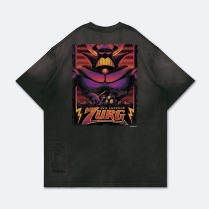 “Pre-order” HKDL - ZURG WASHED GRAPHIC BOXY TEE for Adults, TOY STORY X GROCERY 2026