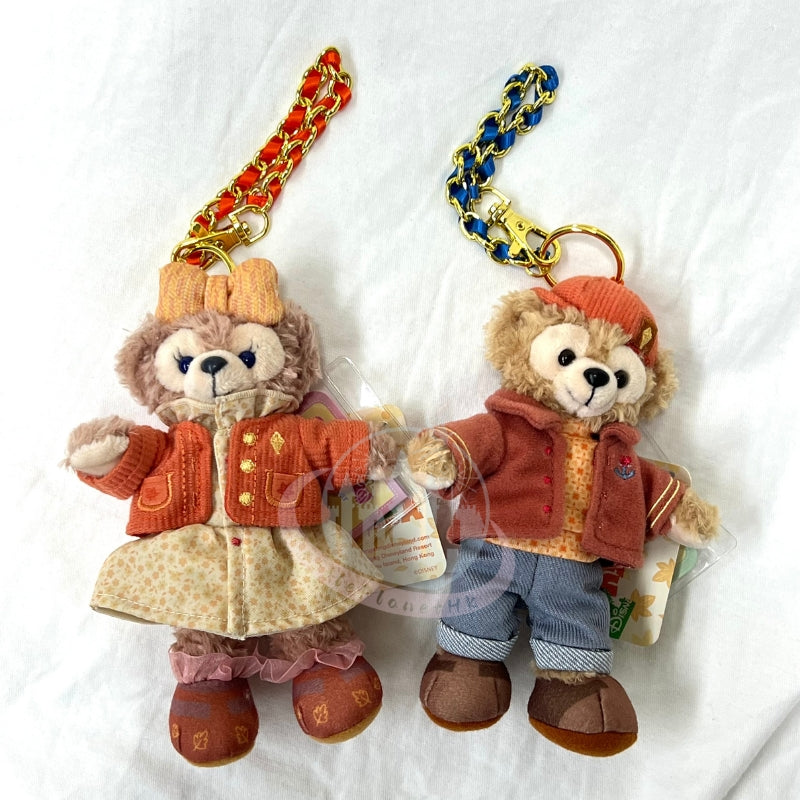 HKDL - Duffy and ShellieMay Bag Charm Keychain (Set of 2, Autumn 2023), Duffy & Friends【Ready Stock】