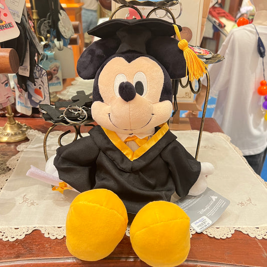 HKDL - Mickey Mouse Graduation Plush【Ready Stock】