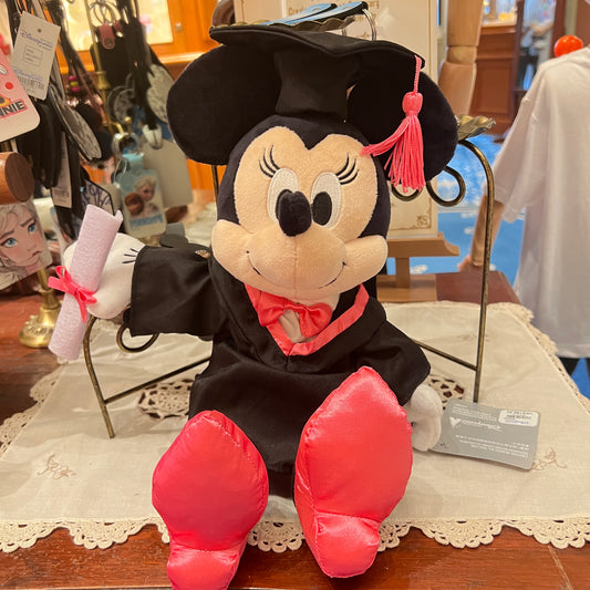 HKDL - Minnie Mouse Graduation Plush【Ready Stock】
