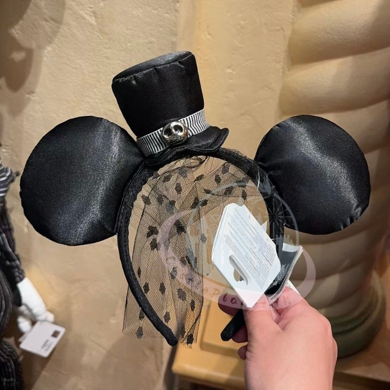 "Pre-Order" SHDR - Jack Skellington Mickey Mouse Ears Headband (Halloween 2024)