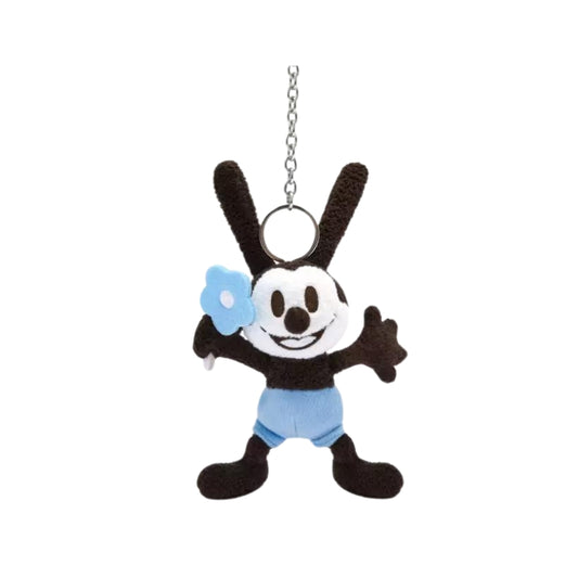 HKDL - Oswald The Lucky Rabbit Plush Keychain - Lucky Oswald【Ready Stock】