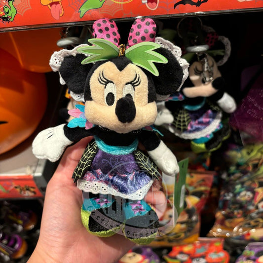 HKDL - Minnie Mouse Plush Bag Charm Keychain (Halloween 2024)【Ready Stock】