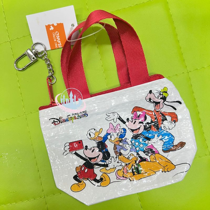 HKDL - Mickey and Friends Shopping Bag Keychain【Ready Stock】