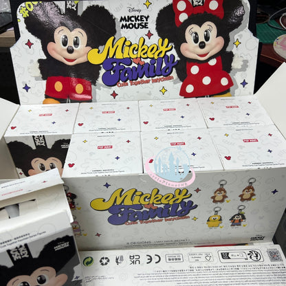 Other - POP MART Mickey Family Cute Together KeyChain Series Blind Box, popmart【READY STOCK】