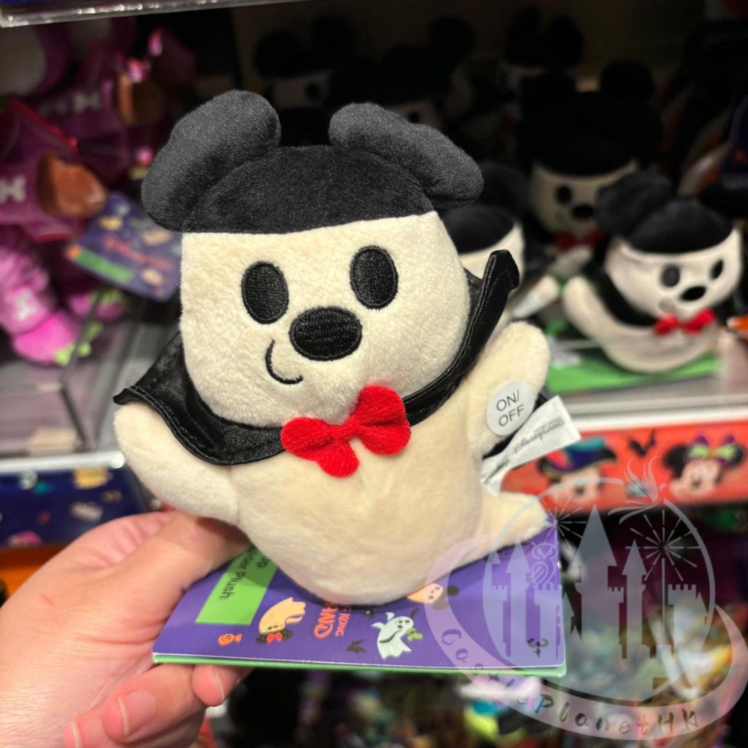 HKDL - Ghost Mickey Light-up Shoulder Pal Plush (Halloween 2024)【Ready Stock】