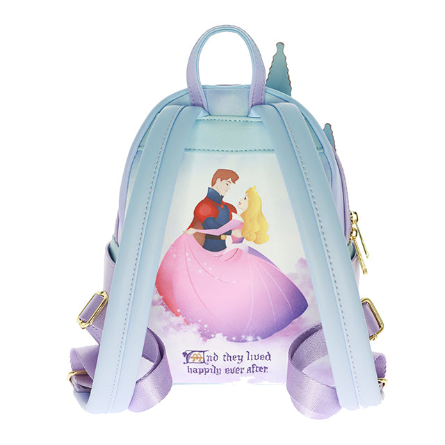 HKDL - Princess Castle Sleeping Beauty Loungefly Mini Backpack