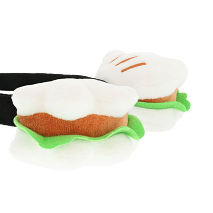 "Pre-Order"  TDR - Mickey White Burger Gloves Chicken Pao Ears Headband