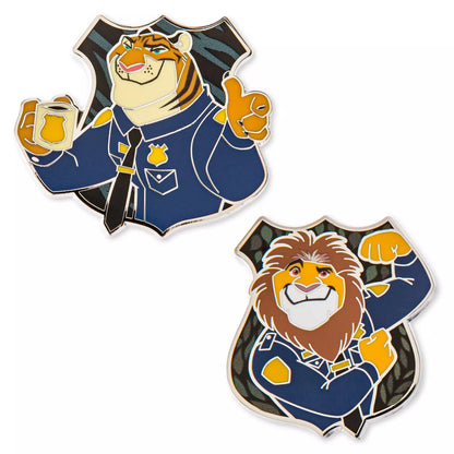 HKDL - Zootopia ''The ZPD'' Mystery Pins Set【Ready Stock】