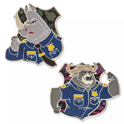 HKDL - Zootopia ''The ZPD'' Mystery Pins Set【Ready Stock】