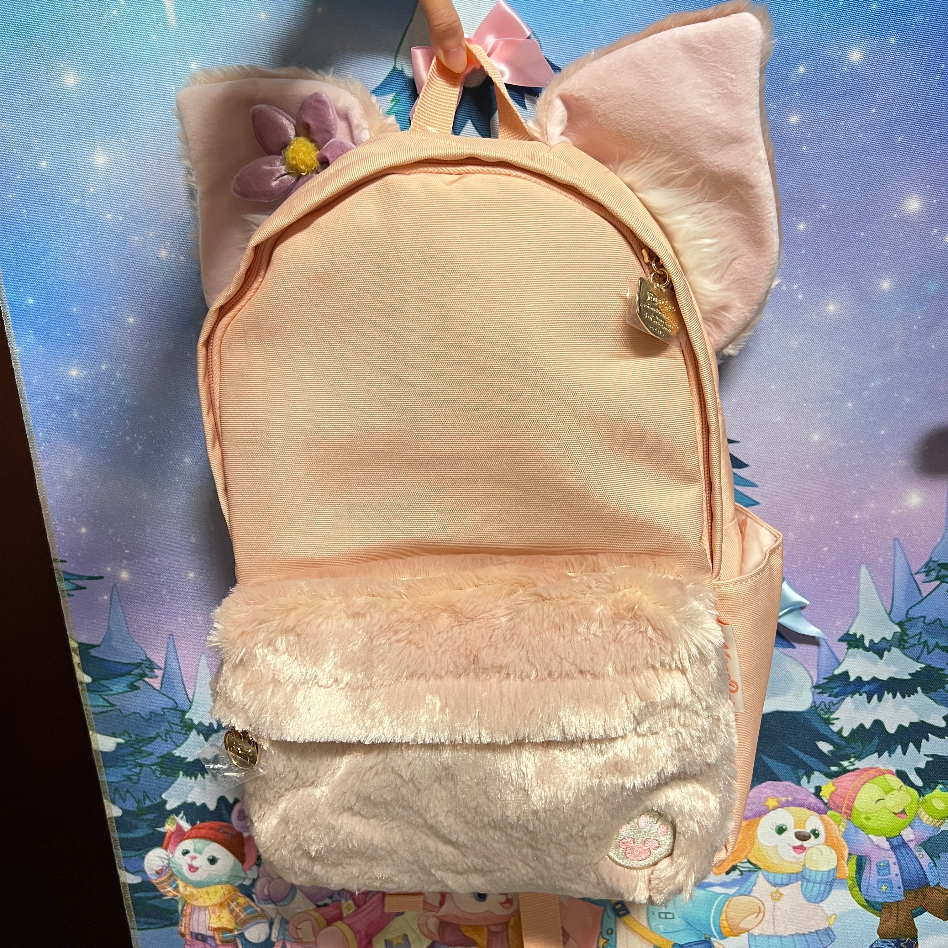 LinaBell *VALUE sold bundle plush backpack ears D23 exclusive disney Duffy friends