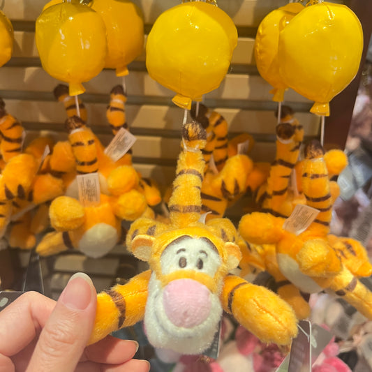 HKDL - Tigger Plush Keychain (Pooh Balloon Collection)【Ready Stock】