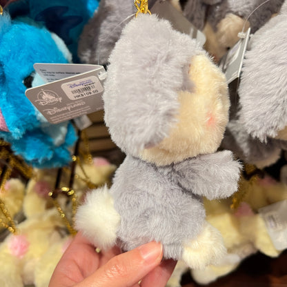 HKDL - Thumper Fluffy Plush Keychain, PASTEL BUNNIES "Bambi"【Ready Stock】
